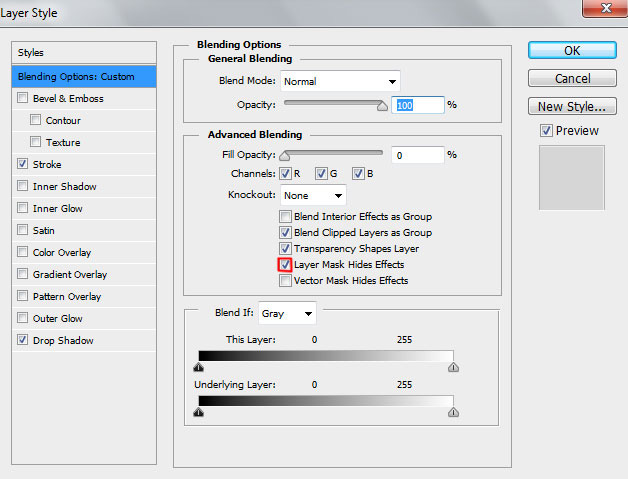 Photoshop CS6: Create a Christmas card with snowflakes on a red background. Picture 21