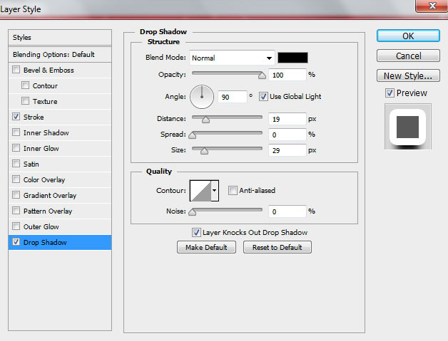 Photoshop CS6: Create a Christmas card with snowflakes on a red background. Picture 30