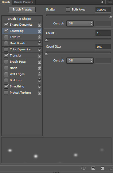 Photoshop CS6: Create a Christmas card with snowflakes on a red background. Picture 6