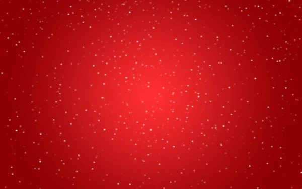 Photoshop CS6: Create a Christmas card with snowflakes on a red background. Picture 8