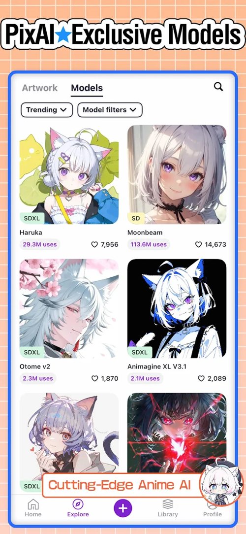 PixAI - The ultimate AI anime creator Picture 4