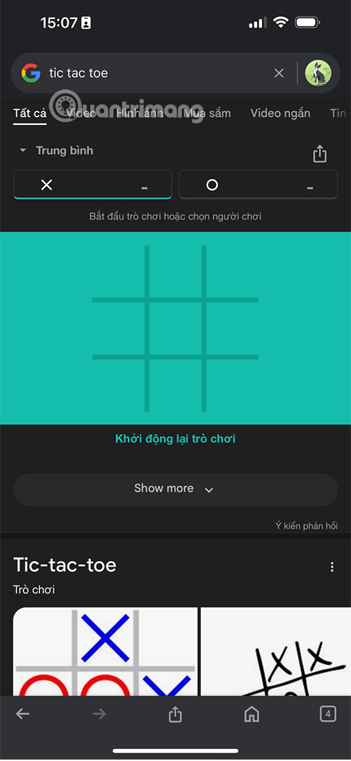 Play Tic Tac Toe online Google Picture 5