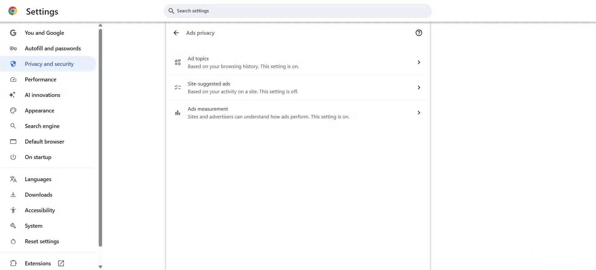 Turn off this hidden panel to stop Chrome from tracking your browsing activity! Picture 5