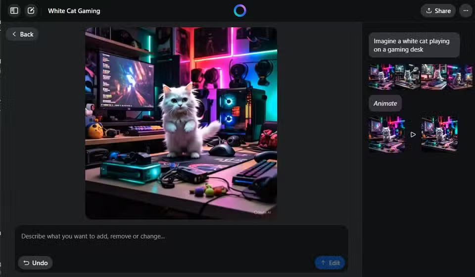 Enjoy these 4 seconds of AI animations from this cool still image by Meta! Picture 3