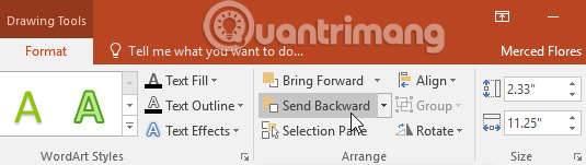 PowerPoint 2016: Arrange and group objects Picture 23