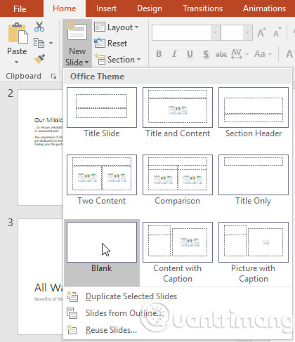 Picture 21 of PowerPoint 2016: Basic information about slides