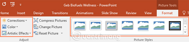 Picture 7 of PowerPoint 2016: Image Formatting in PowerPoint