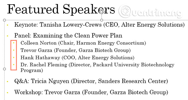 PowerPoint 2016: How to align margins and line spacing Picture 3