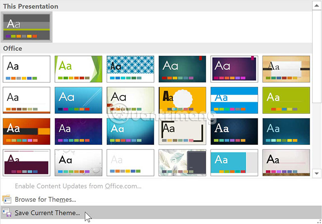 PowerPoint 2016: How to change the theme in PowerPoint Picture 19