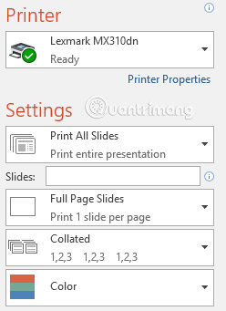 PowerPoint 2016: How to print slides and presentations Picture 10