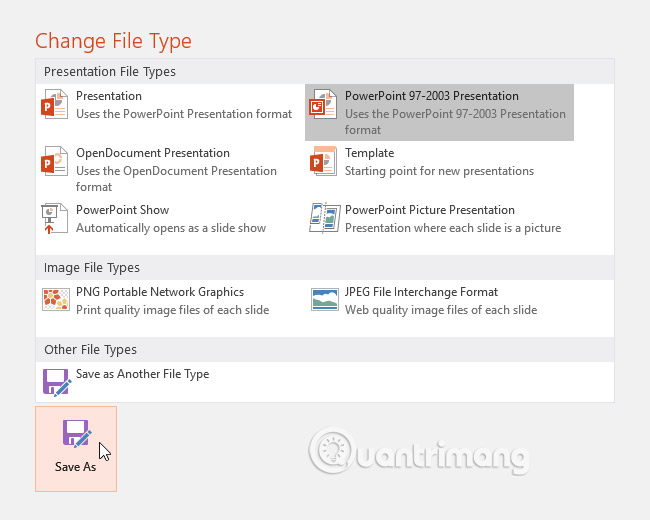 PowerPoint 2016: How to save a presentation Picture 11