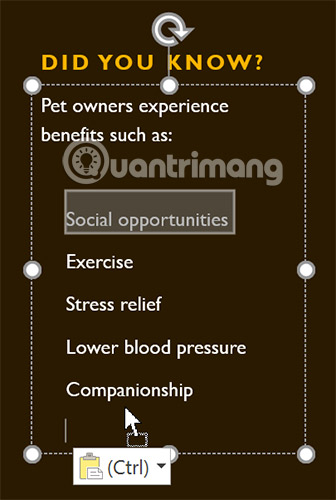 Picture 6 of PowerPoint 2016: How to work with text