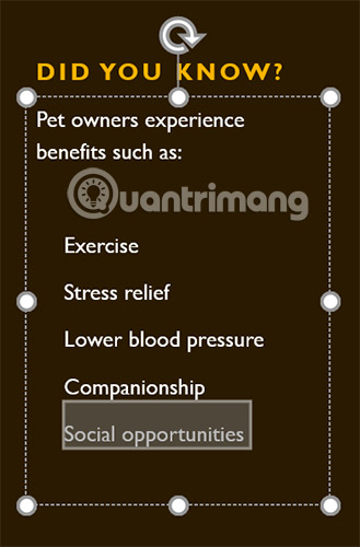 Picture 7 of PowerPoint 2016: How to work with text