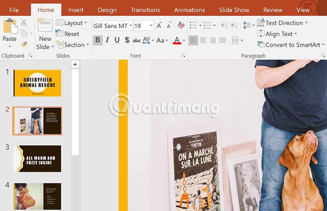 Picture 8 of PowerPoint 2016: How to work with text