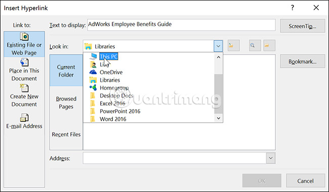 PowerPoint 2016: Hyperlink in PowerPoint Picture 13