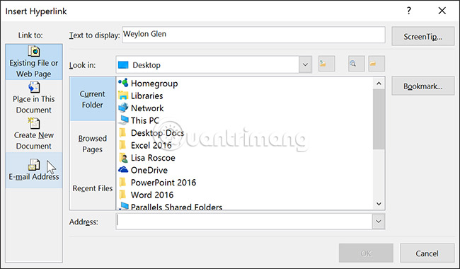 PowerPoint 2016: Hyperlink in PowerPoint Picture 4