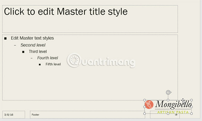 PowerPoint 2016: Learn about Slide Master view Picture 6