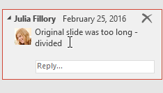 Picture 6 of PowerPoint 2016: Reviewing your presentation