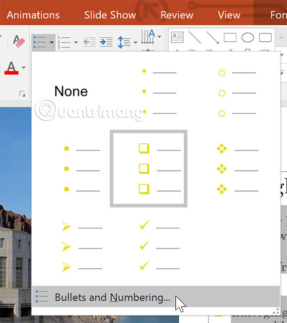 PowerPoint 2016: Working with lists in PowerPoint Picture 13