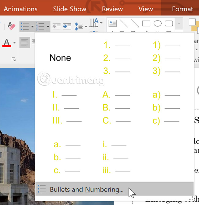 PowerPoint 2016: Working with lists in PowerPoint Picture 3