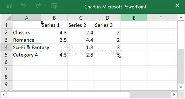Picture 6 of PowerPoint 2016: Working with Charts
