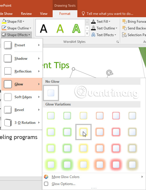 Picture 11 of PowerPoint 2016: Working with Shapes