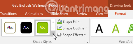 Picture 6 of PowerPoint 2016: Working with Shapes