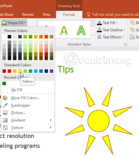 Picture 8 of PowerPoint 2016: Working with Shapes