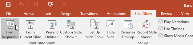 PowerPoint 2019 (Part 11): Presenting Slideshows Picture 3