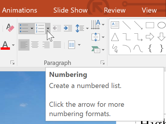 PowerPoint 2019 (Part 12): Lists Picture 3