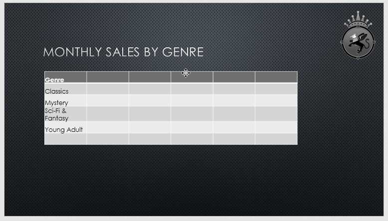 PowerPoint 2019 (Part 21): Tables Picture 4