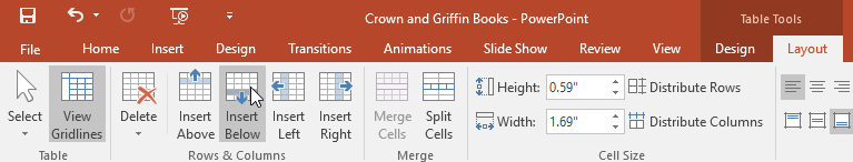 PowerPoint 2019 (Part 21): Tables Picture 7