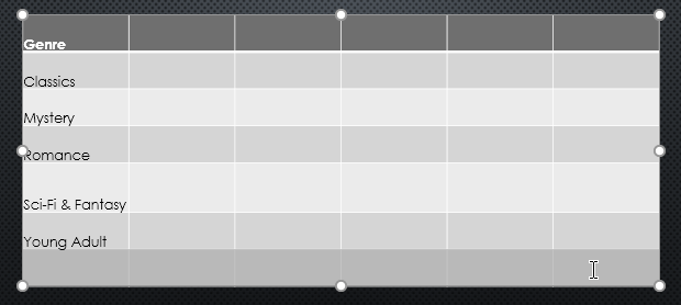 PowerPoint 2019 (Part 21): Tables Picture 9