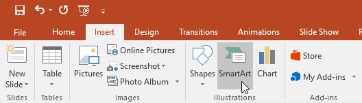 PowerPoint 2019 (Part 23): SmartArt Graphics Picture 1