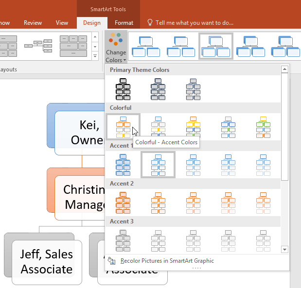 PowerPoint 2019 (Part 23): SmartArt Graphics Picture 15