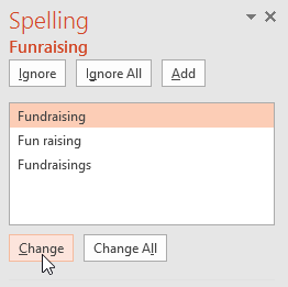 PowerPoint 2019 (Part 24): Spell and Grammar Check Picture 2