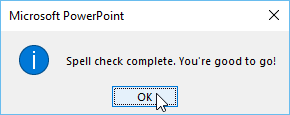 PowerPoint 2019 (Part 24): Spell and Grammar Check Picture 3