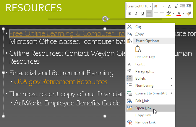 PowerPoint 2019 (Part 29): Link Picture 6