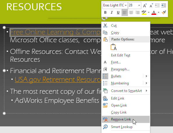PowerPoint 2019 (Part 29): Link Picture 8