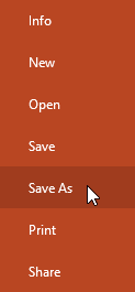 PowerPoint 2019 (Part 3): Saving your presentation Picture 4