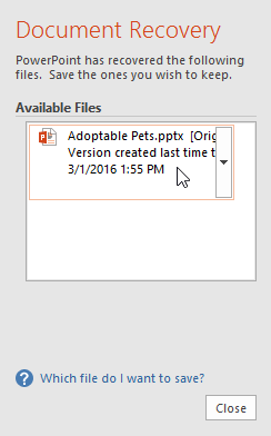 PowerPoint 2019 (Part 3): Saving your presentation Picture 8