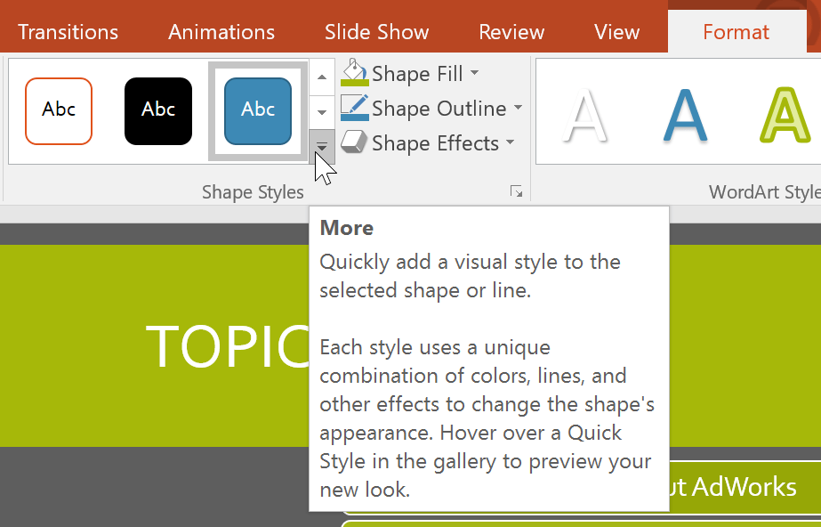 PowerPoint 2019 (Part 30): Action Buttons Picture 12