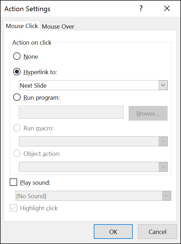 PowerPoint 2019 (Part 30): Action Buttons Picture 2
