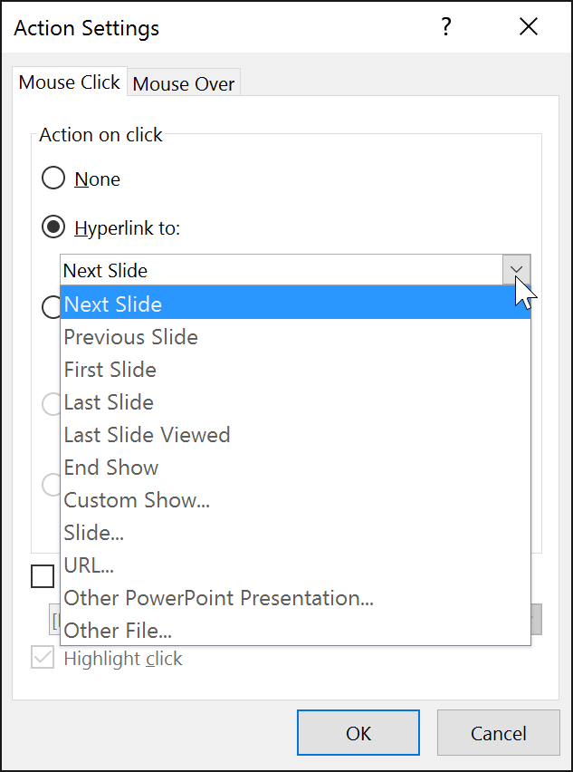 PowerPoint 2019 (Part 30): Action Buttons Picture 3