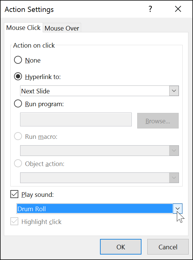 PowerPoint 2019 (Part 30): Action Buttons Picture 4
