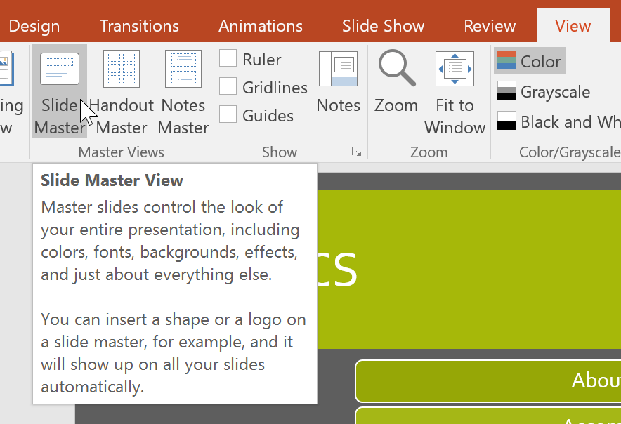 PowerPoint 2019 (Part 30): Action Buttons Picture 5