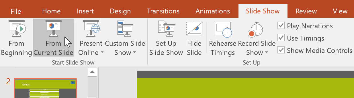 PowerPoint 2019 (Part 30): Action Buttons Picture 8