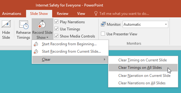 PowerPoint 2019 (Part 31): Rehearsing and Recording Your Presentation Picture 10