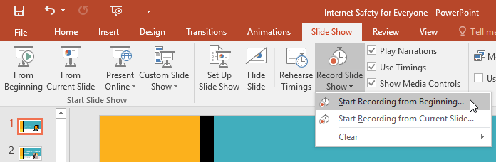 PowerPoint 2019 (Part 31): Rehearsing and Recording Your Presentation Picture 5