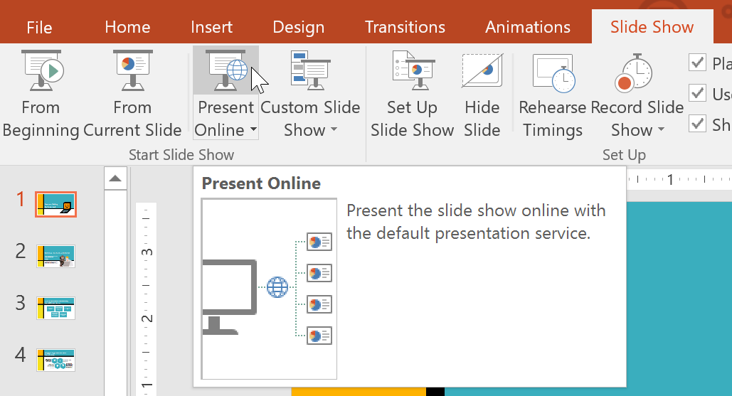 PowerPoint 2019 (Part 32): Sharing Presentations Online Picture 7